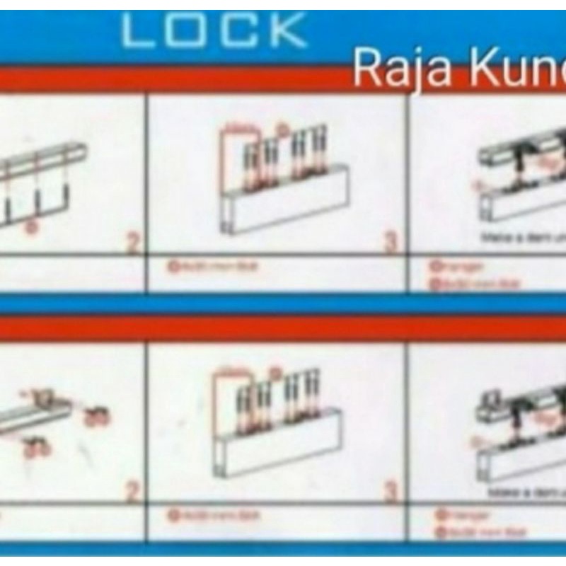 Rel Pintu Sliding J3-180 Cm/Sliding Door/Rel Pintu Geser/Rel Pintu Sliding