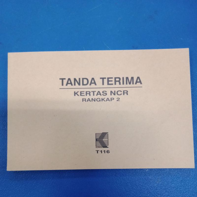 

Tanda Terima 1/4 Folio Rangkap 2 Kurnia