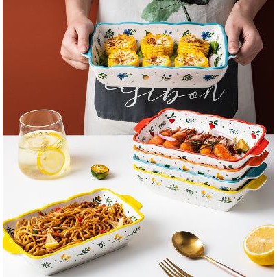 Mangkok Keramik Motif/ Mangkok Keramik Segi