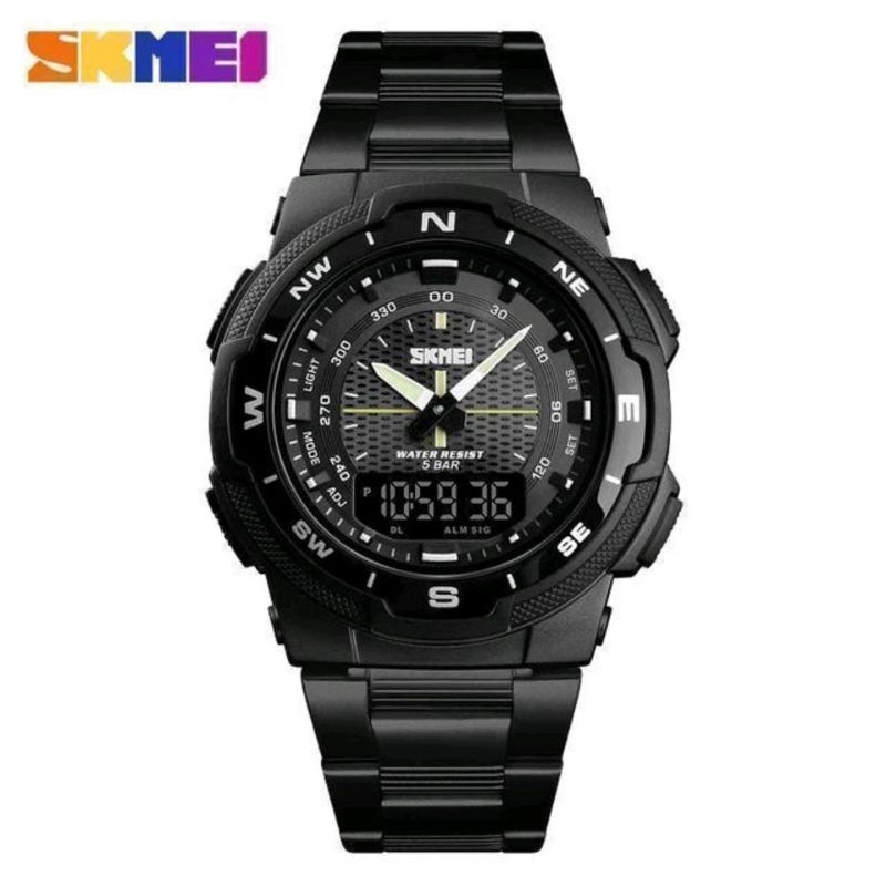 SKMEI 1370 Jam Tangan Pria Analog Digital Anti Air Dualtime