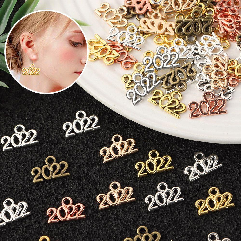 Preva 70pcs Nomor2022 Liontin Vintage Aksesoris DIY Charm