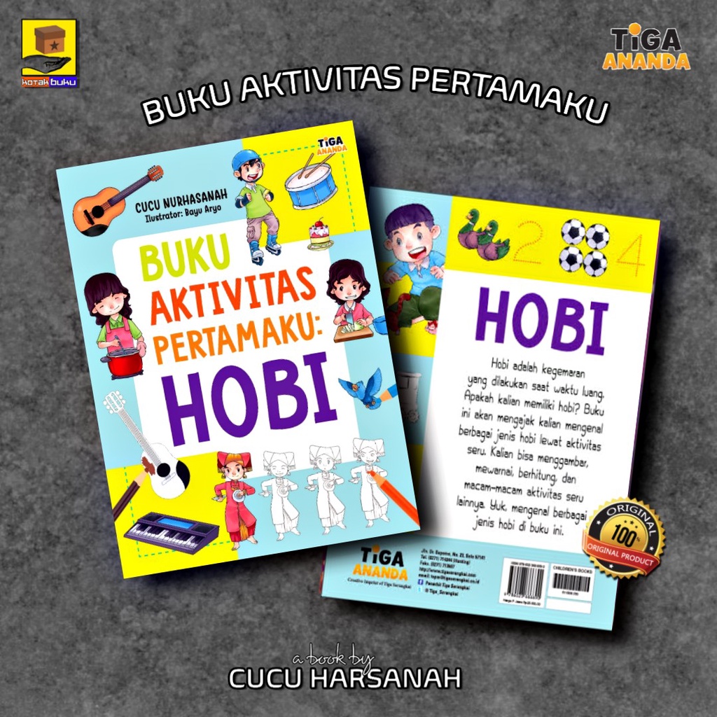 Buku Aktivitas Anak / Buku Aktivitas Pertamaku / Buku Anak / Buku Cerita Anak / Buku Anak TK PAUD