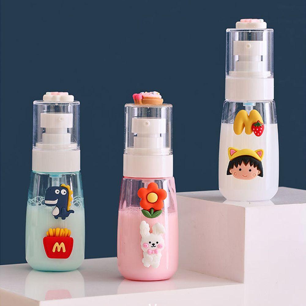 [Elegan] Botol Lotion Anime 60ml Travel Shower Gel Wadah Skin Care Shampoo Botol Isi Ulang