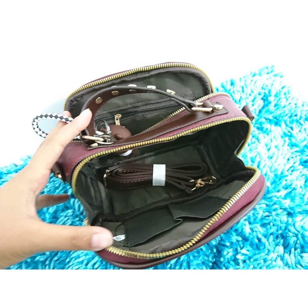 [COD] LB - Hand bag fashion import free gantungan lucu / Tas import murah 239