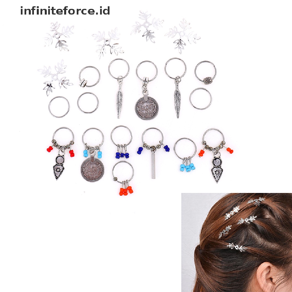 Infiniteforce.id Jepit Rambut Gaya Punk Hip Hop Bentuk Daun Palem / Salju Untuk Aksesoris Wanita Diy