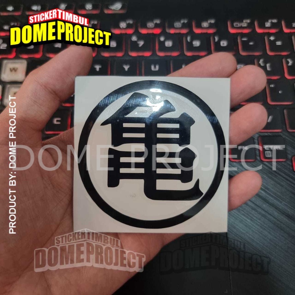 STIKER CUTTING DECAL HELM MOTOR KACA MOBIL LOGO ANIME DRAGON BALL KANJI STICKER AESTHETIC KEREN