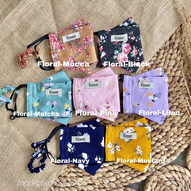 Masker 3D Floral Series BELI 10 GRATIS 1