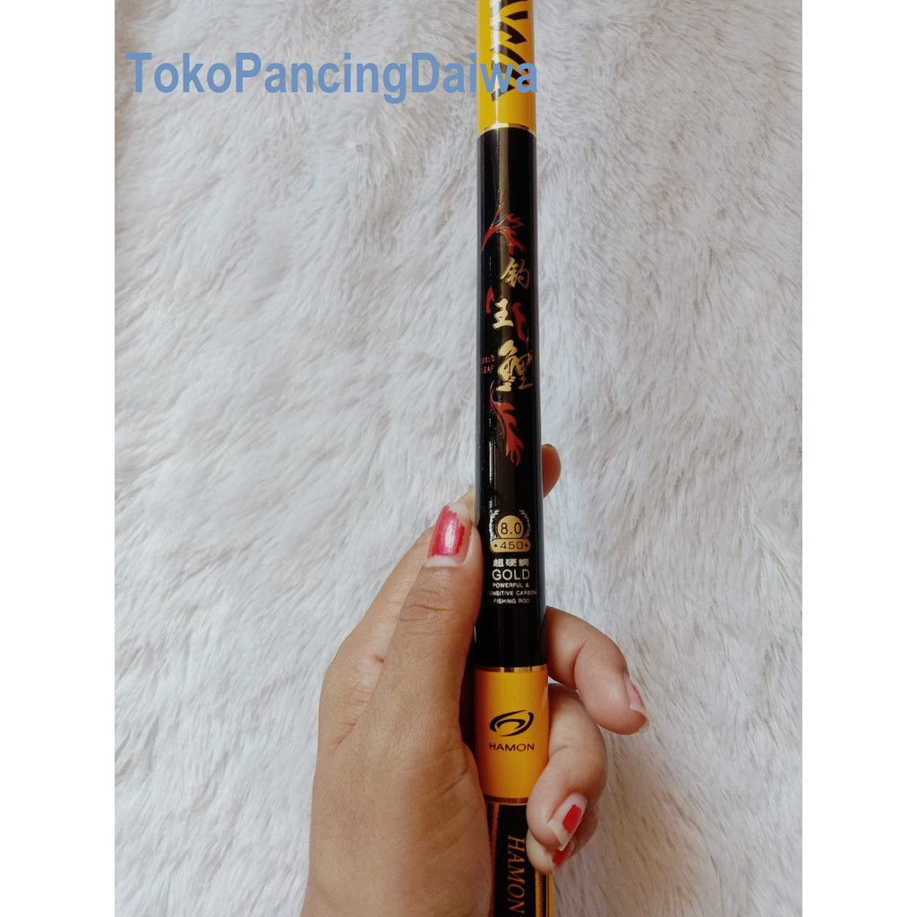 Joran Pancing Tegek Daiwa Hamong X-Torque gold Import Ukuran `450cm