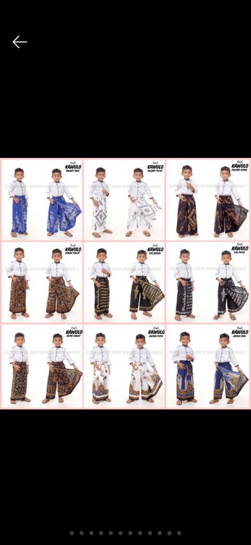 Sarung Celana Batik Anak Bahan Adem Nyaman