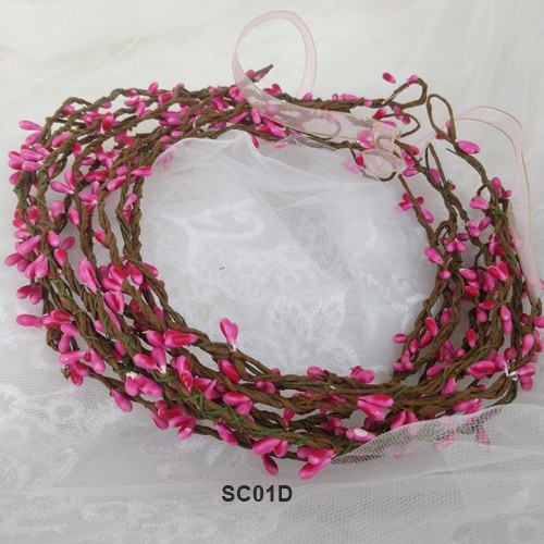 [READY STOCK] AKSESORIS RAMBUT FLOWER CROWN WEDDING BANDO BUNGA FANTA SC01D