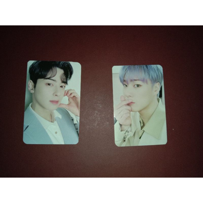 Photocard Cha Eunwoo & Moonbin Astro