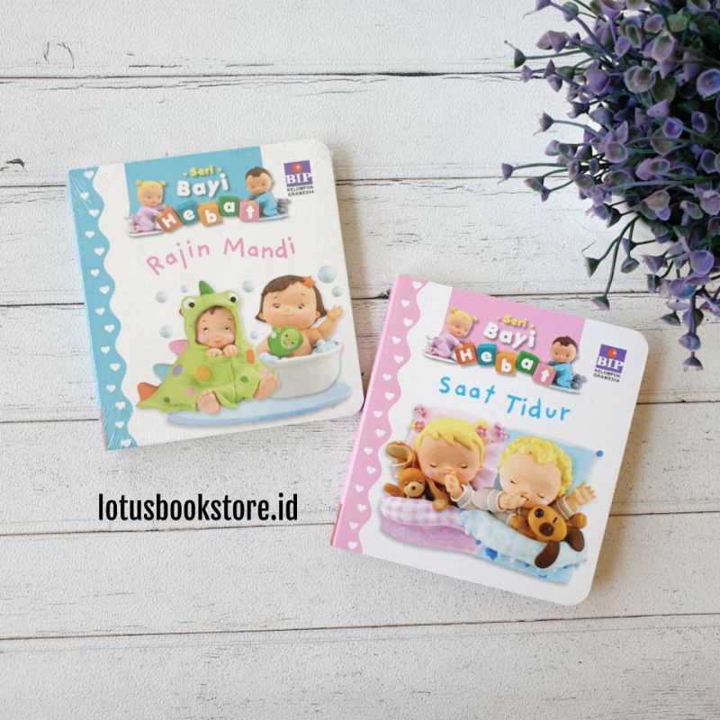 Boardbook Anak Seri Bayi Hebat - BIP