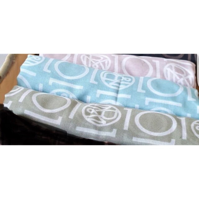 Monogram scarf by ria miranda dekade