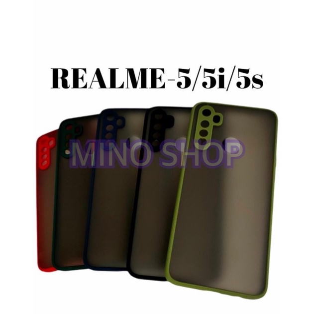 SOFTCASE REALME 5 5i 5S - HARDCASE DOVE MYCHOICE PLUS PELINDUNG KAMERA - AERO CASE