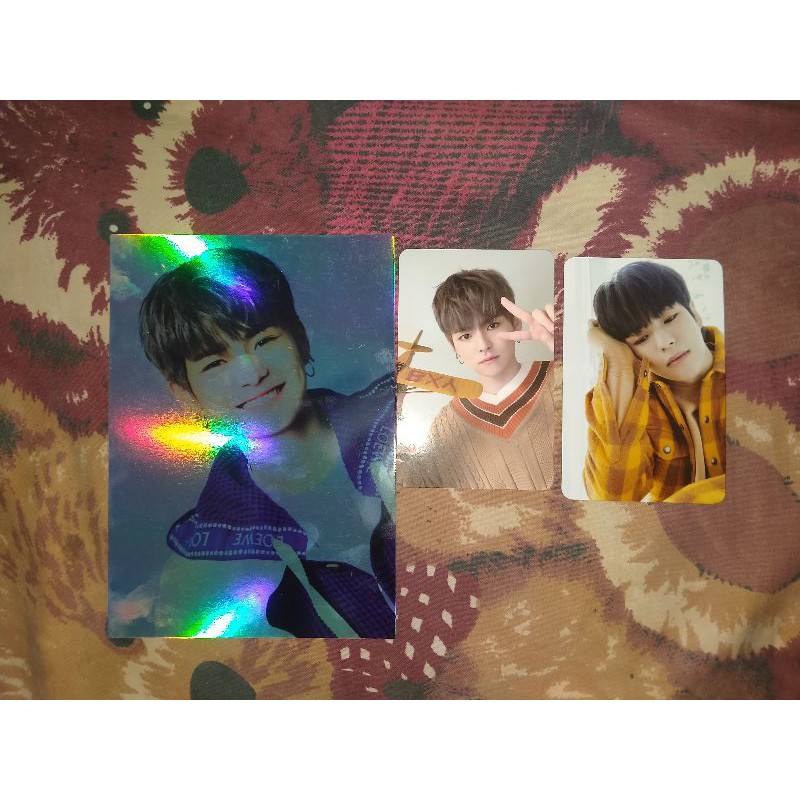 Treasure Photocard dan Postcard Official Album Treasure Effect Blue Versi Yoshinori Jaehyuk,Yedam Kt