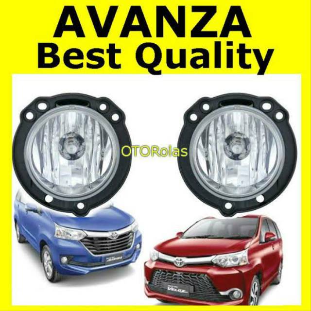 Fog Lamp Foglamp Lampu Kabut Mobil All New Avanza Xenia Veloz 2012 2013 2014 2015 2016 2017 2018 2pc