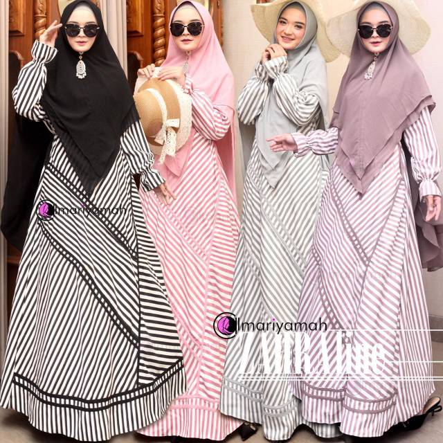 Zahra set syari ori Almariyamah