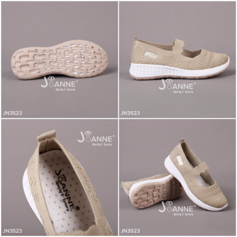 RESTOCK!! [ORIGINAL] JOANNE FlyKnit Flats Shoes Sepatu Wanita #JN3523