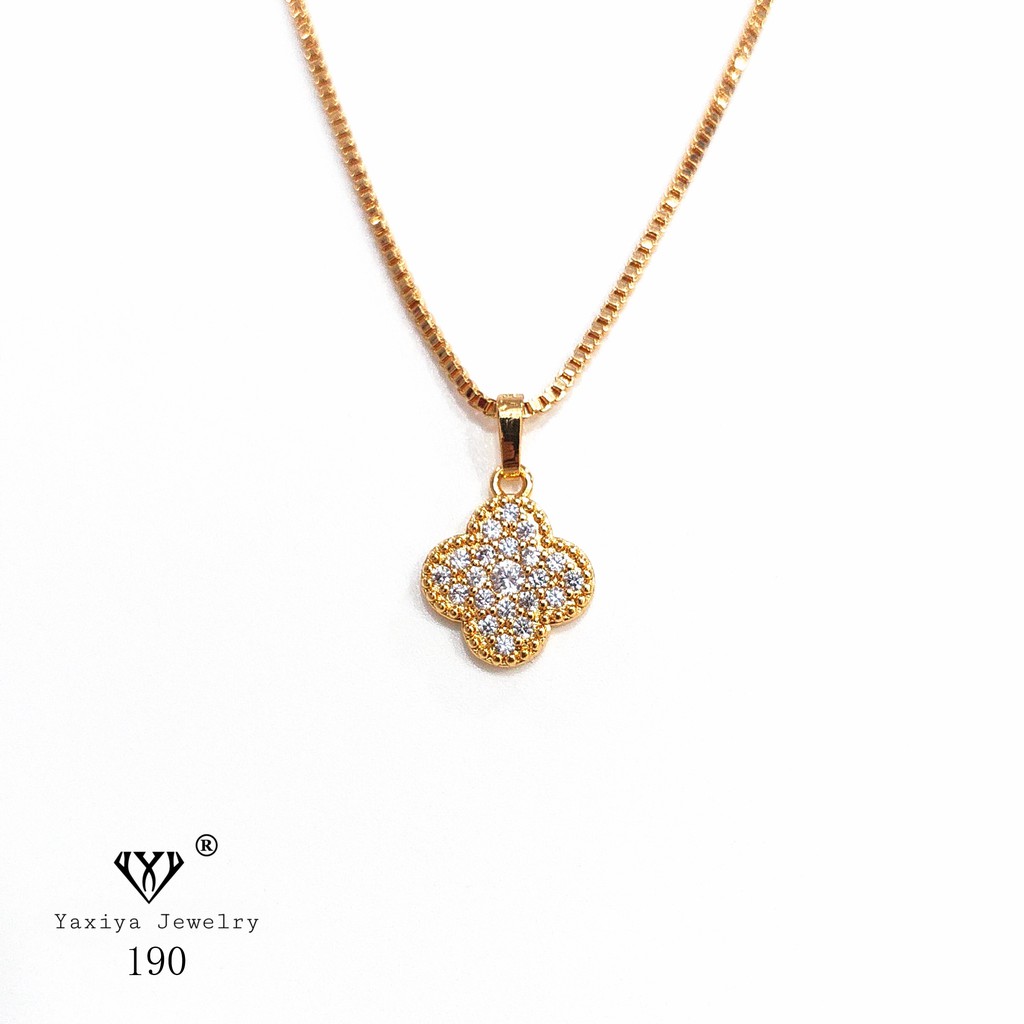 

Liontin Permata Perhiasan imitasi Gold 18k Yaxiya Jewelry 190