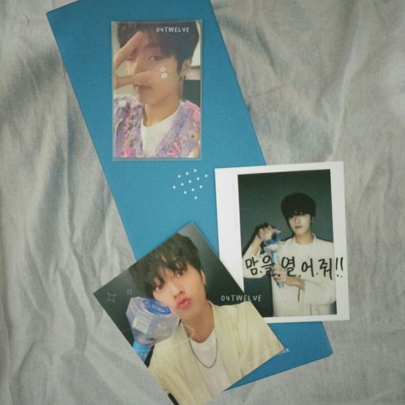 haruto snowman ktown fa selca + lightstick treasure teulight + pob weverse set haruto