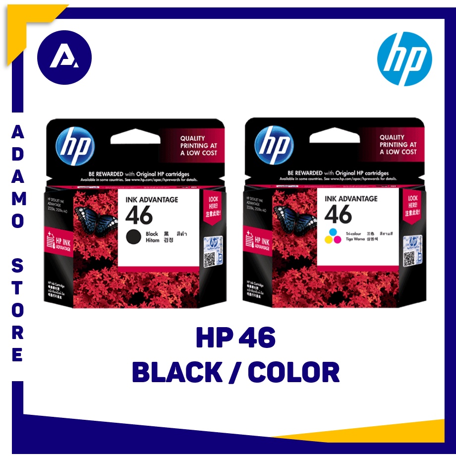 Tinta HP 46 Black / Color Original Ink Cartridge