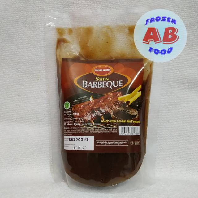 

Prima Agung Saus Barbeque 250 gram BBQ Sauce 250 PrimaAgung Saus Barbeque Saos Barbeque Prima 250 gr