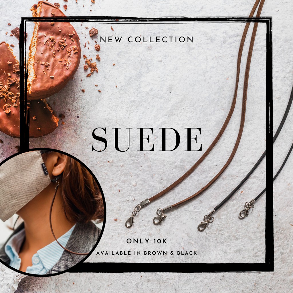 Kalung Masker Hanging Mask Korea SUEDE series Shopee Kalung Masker Hanging Mask Korea SUEDE series Shopee