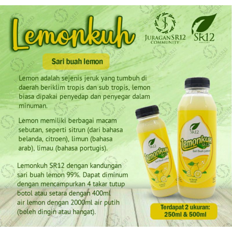 

LEMONKUSR12/ VITAMIN C/MINUMAN LEMON / MINUMAN SEHAT