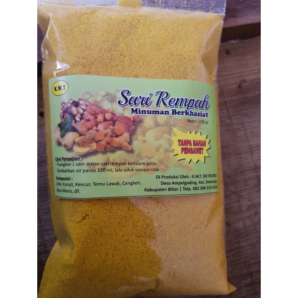 

SARI REMPAH REMPAH. bubuk minuman herbal