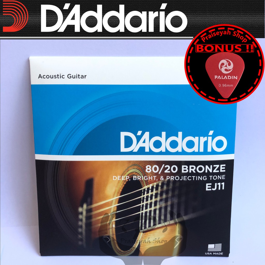 Daddario EJ 11 0.12 Senar Gitar Akustik String Original Dadario EJ11