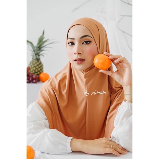 𝐁𝐘 𝐀𝐃𝐈𝐍𝐃𝐀 Khimar Daisy Jersey Bergo Instant Premium Non Pad syria Hijab Daily Daissy Jilbab malay Simple instan Kerudung