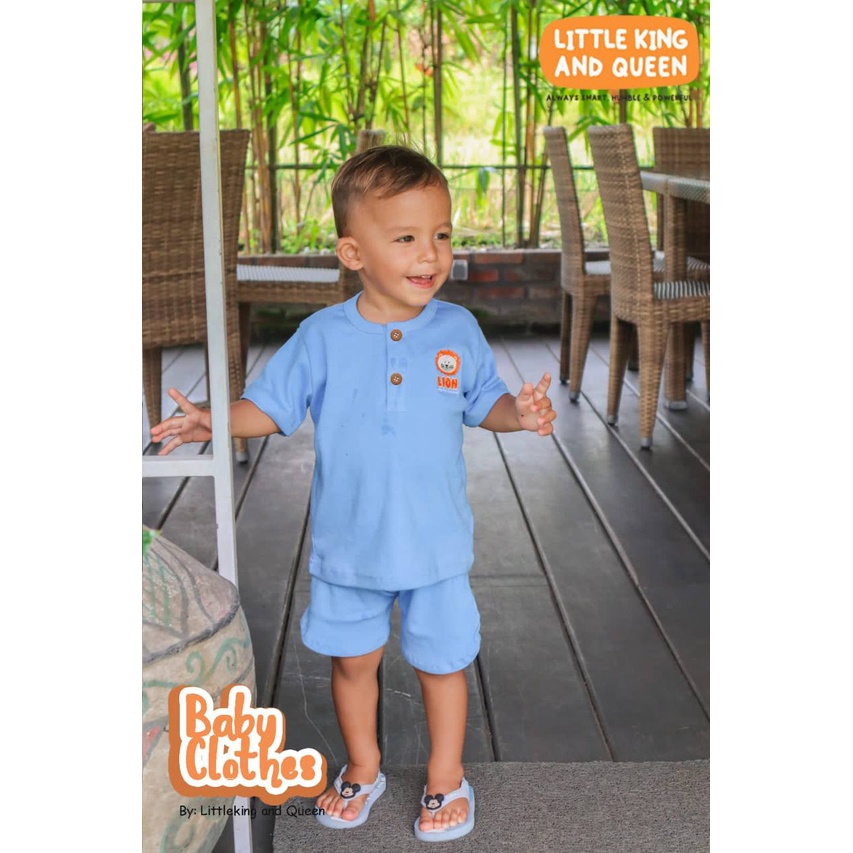 Setelan baby Clotes Little King &amp; Queen