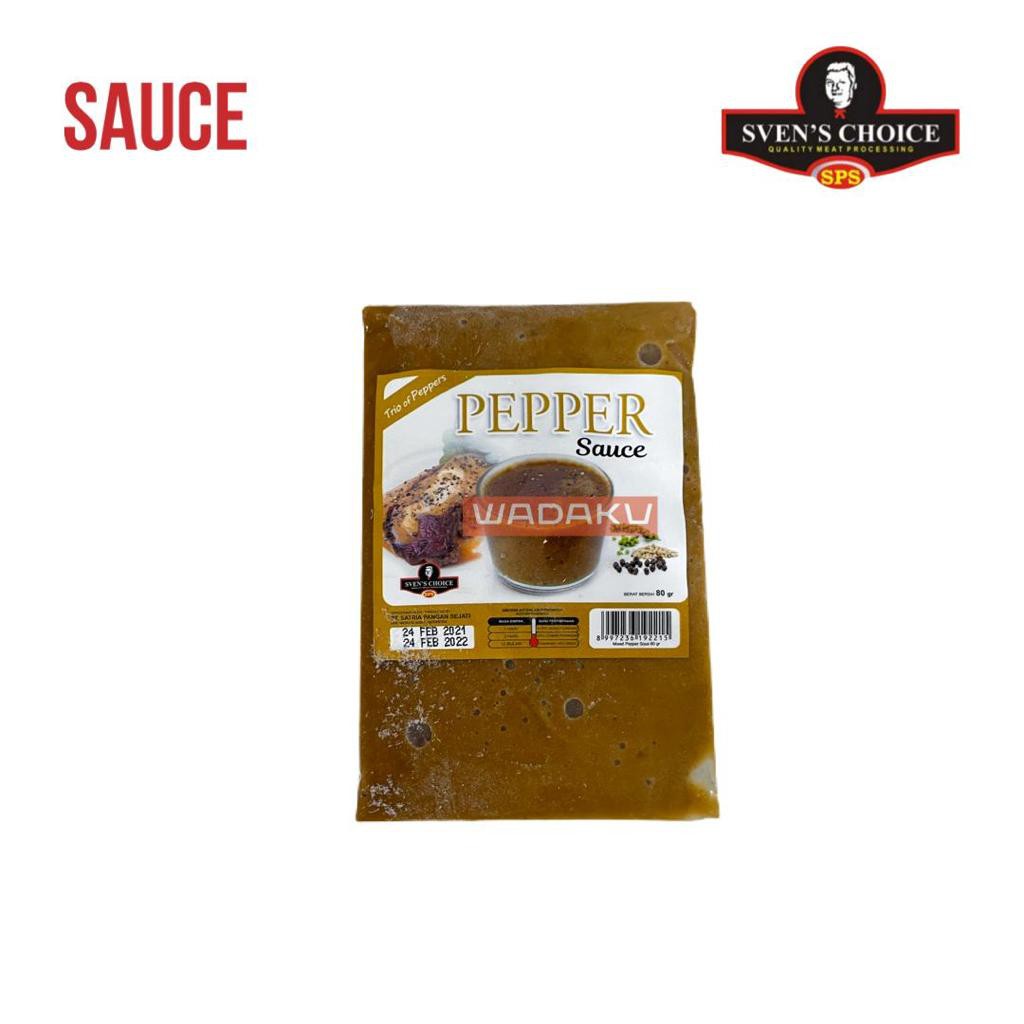 

Sven's Choice Saus Lada Pepper Sauce 80G Cocok Untuk Steak Dan Burger