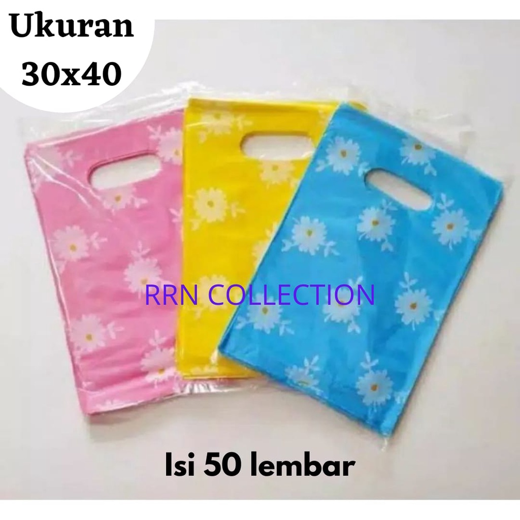 Plastik Packing motif bunga ukuran 30x40 isi 50 lmb/Plastik HD motif bunga plastik olshop/PLASTIK HD PLONG MOTIF BUNGA PACKING OLSHOP/Plastik Olshop Kharisma HD Oval Pound Motif/plastik packing bunga daisy warna murah