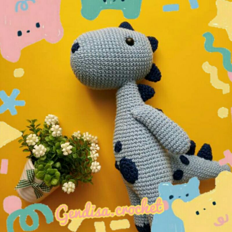 Boneka Rajut - Amigurumi Dino