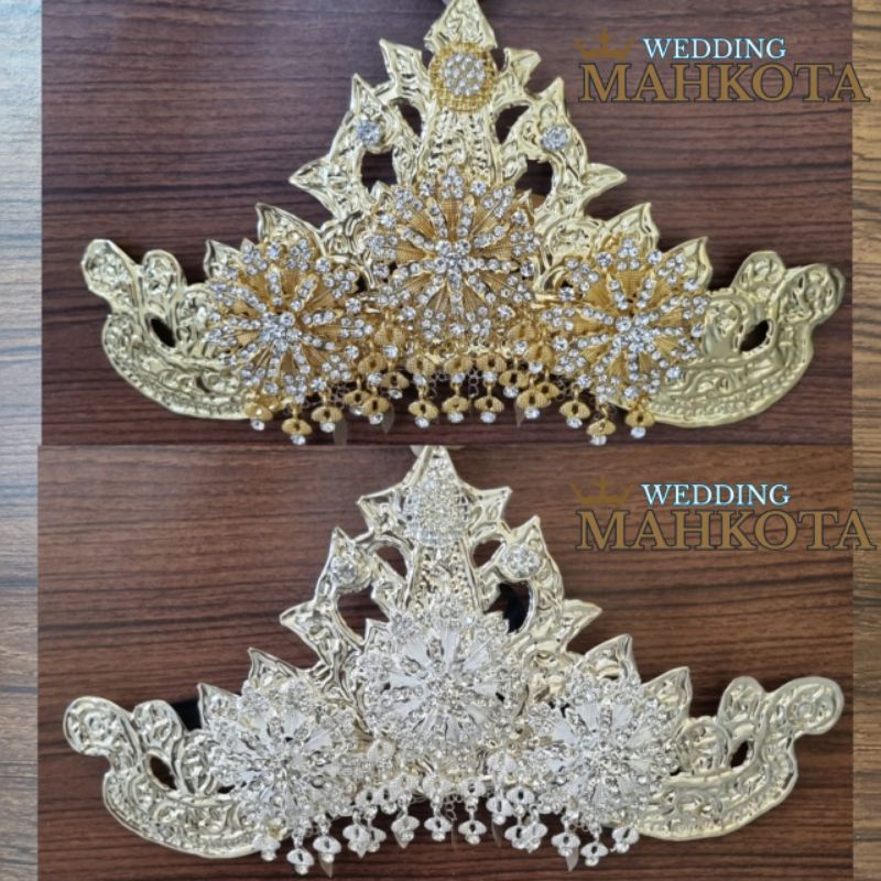 Mahkota pilis pengantin palembang