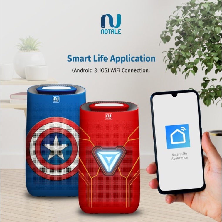 Notale Smart Air Purifier UV Marvel Series Pembersih Udara Debu Virus