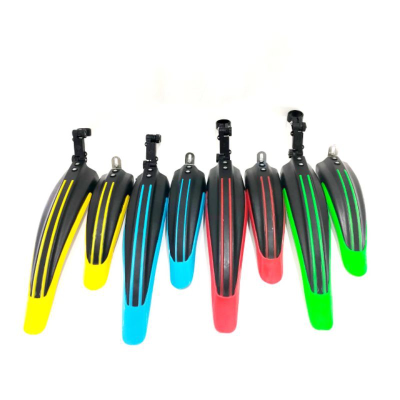 spakbor sepeda mtb fender talang air lumpur mudguard depan dan belakang sepeda gunung 24 / 26 / 27.5