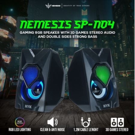 Trend-Speaker Gaming USB Stereo Audio RGB NYK Nemesis SP-N04