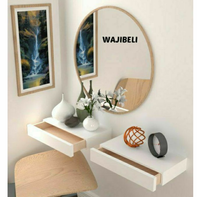 Model Rak Meja Tv Minimalis Kayu Palet Alumunium Besi Gantung Dinding Tembok Modern Tempel Uz