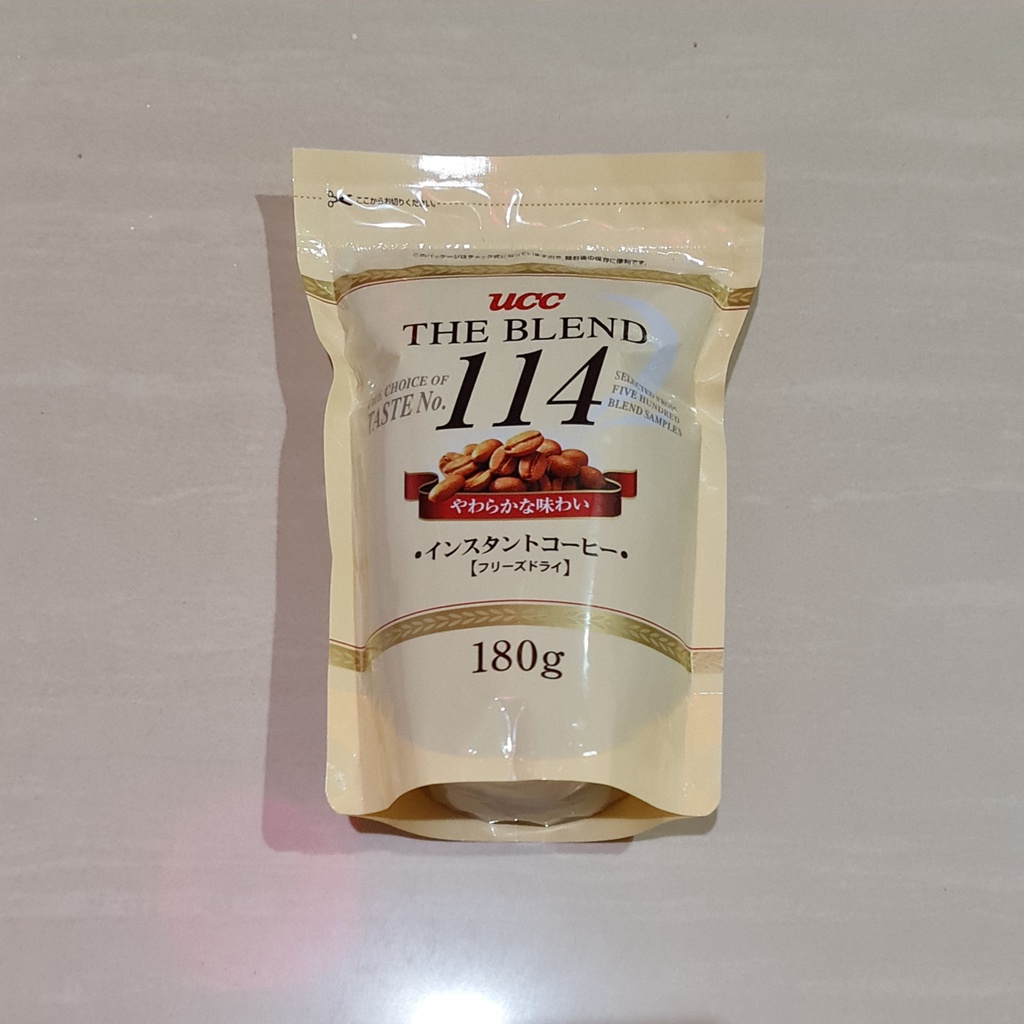 UCC Ueshima Coffee Blend 114 Instant Coffee Refill 180 Gram