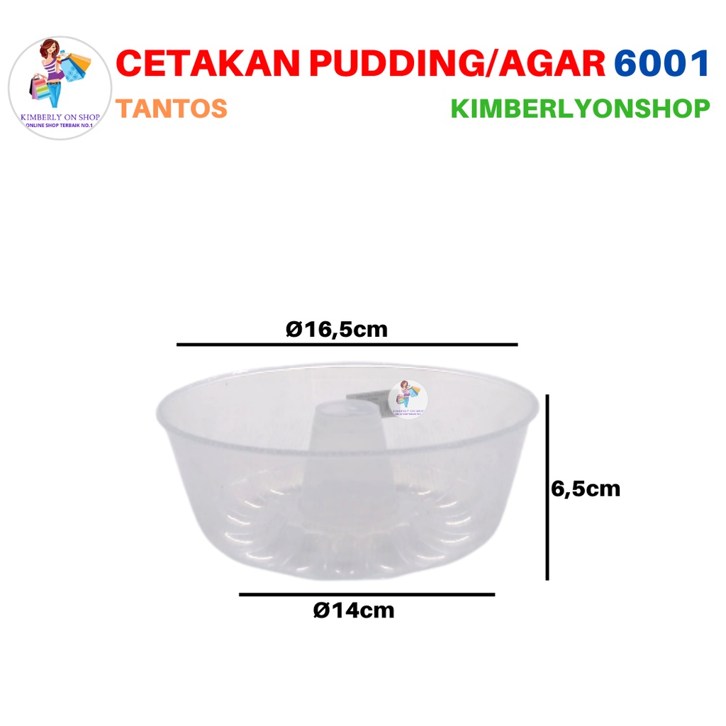 Cetakan Agar Pudding Plastik Loyang Jelly Bulat Serbaguna Tantos