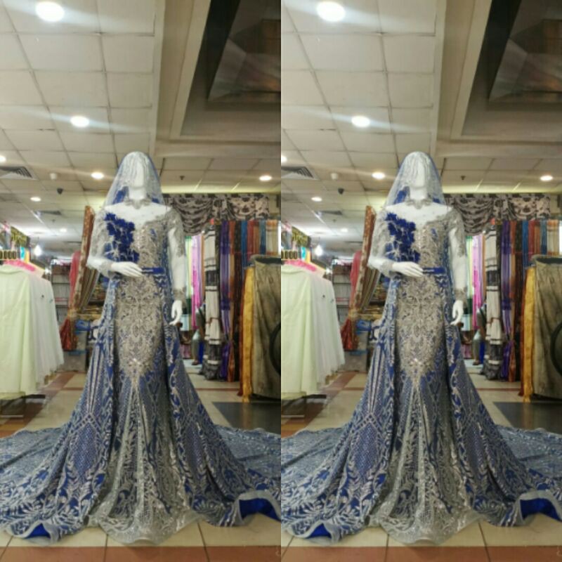 GAUN SLIM MEWAH FULL PAYET DESAIGN ELEGAN | BUSANA PENGANTIN | BAJU PENGANTIN | TOKO NAFISAHKU