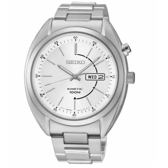 Seiko SMY117P1 Kinetic Full Silver