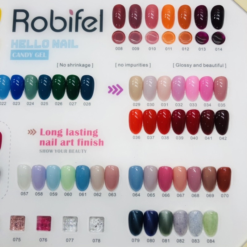 ROBIFEL SERIES 1SET 84 WARNA UV NAIL GEL POLISH 15ml