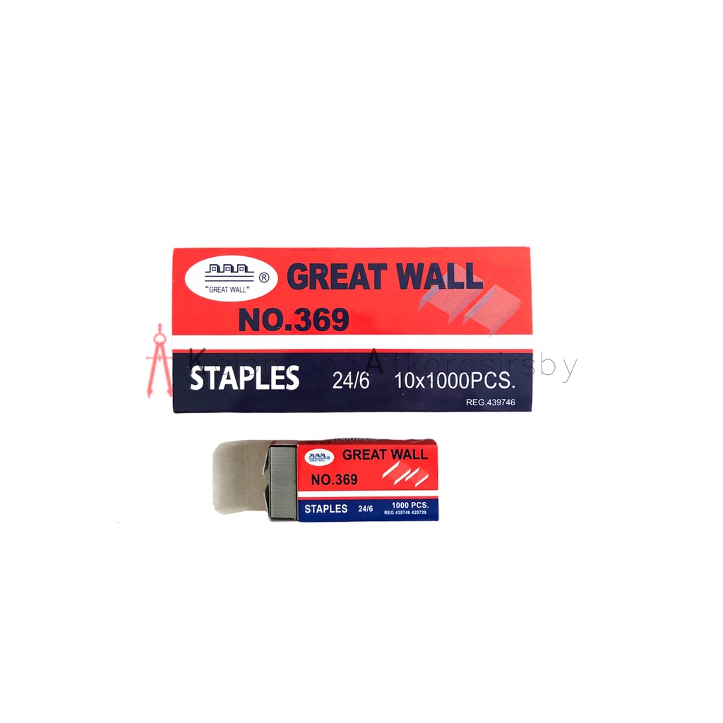 

Isi Staples Kecil Great Wall / Greatwall 24/6 no. 369