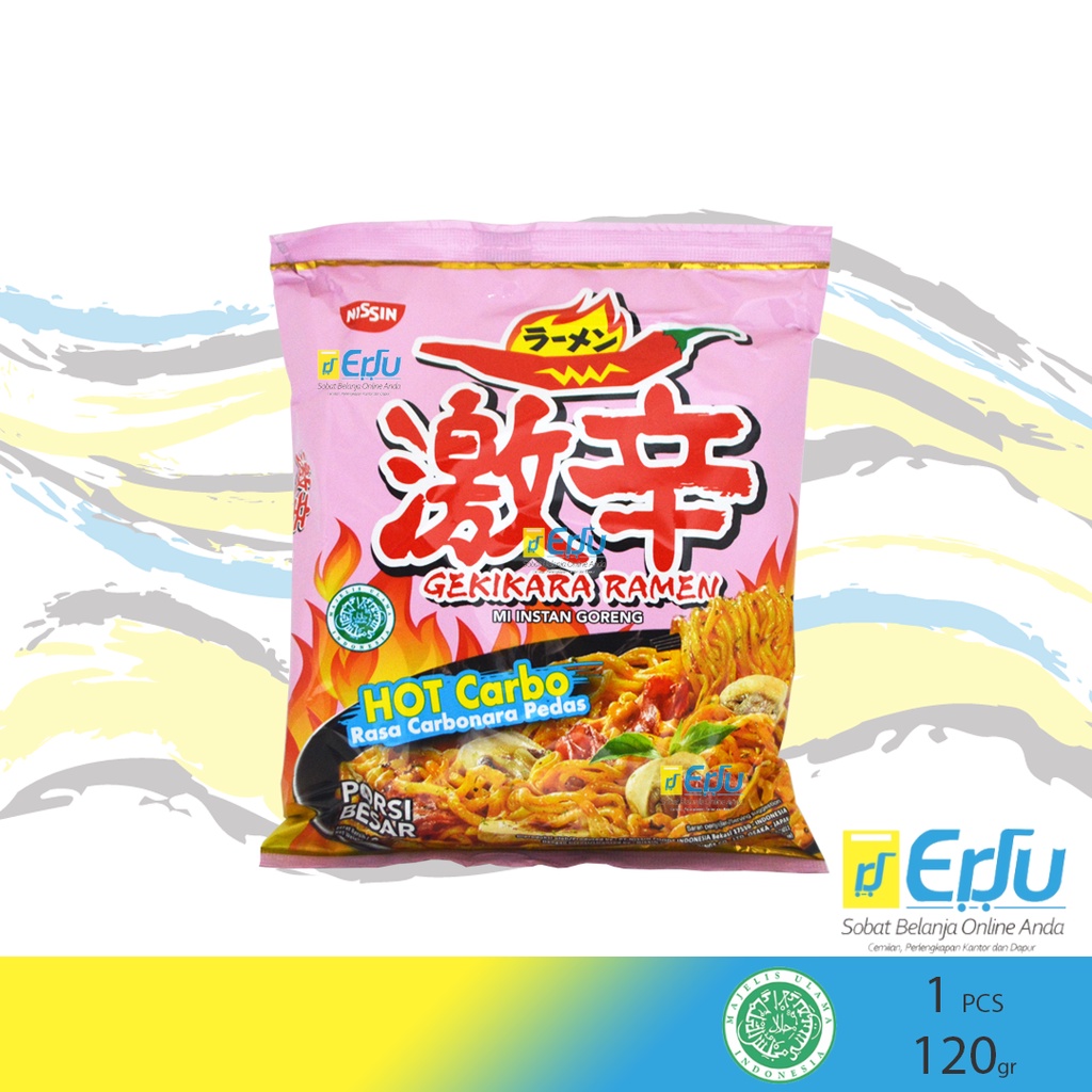 

ECER Nissin Gekikara Besar Carbonara Ramen Instan Goreng Halal - 120gr