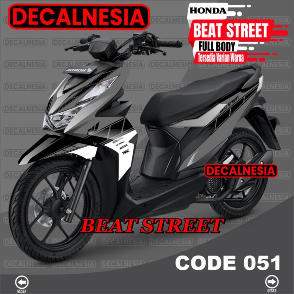 Decal Beat Street 2021 Full Body Sticker Motor New 2020 Modifikasi Stiker Variasi Aksesoris 2022