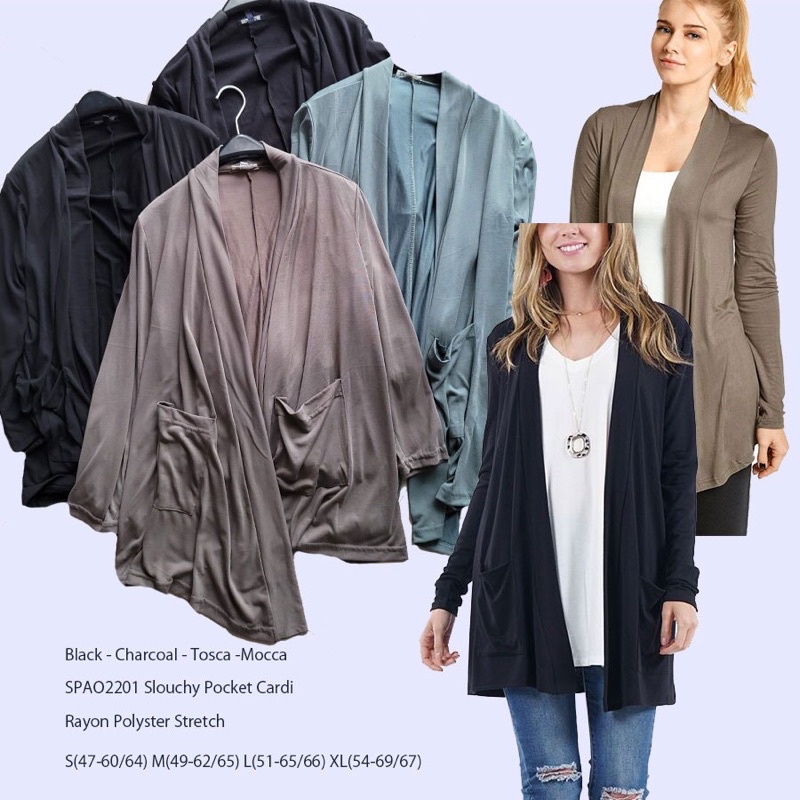 lovemecorner SPAO SLOUCHY POCKET CARDI OUTER WANITA CARDIGAN WANITA KARDIGAN WANITA OUTER WANITA