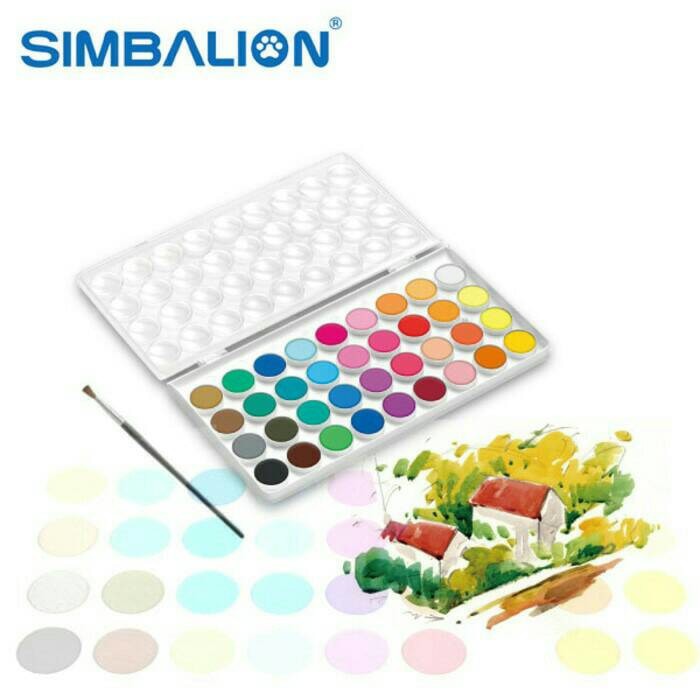 

Simbalion Watercolor Cake 36 Warna